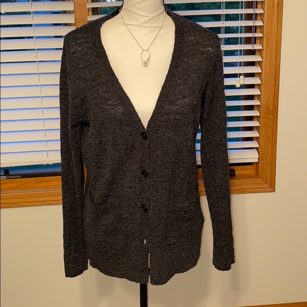 Light button down cardigan
